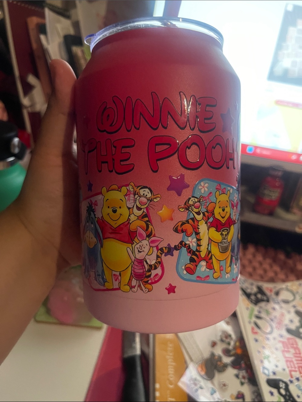 Winnie the Pooh ombré tumbler 32 oz